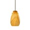 Besa Lighting Pera 9 Stem Pendant, Honey, Satin Nickel Finish, 1x9W LED 1TT-4126HN-LED-SN - alternate 1